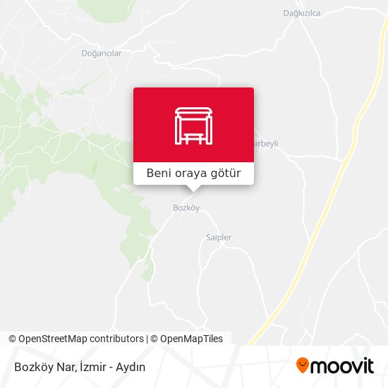Bozköy Nar harita