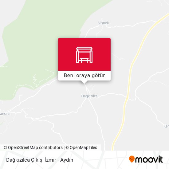 Dağkızılca Çıkış harita