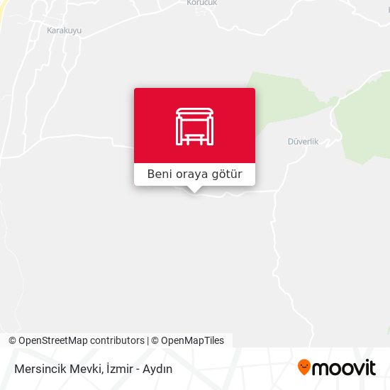 Mersincik Mevki harita