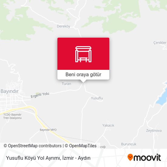 Yusuflu Köyü Yol Ayrımı harita