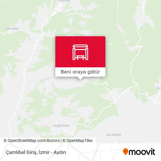 Çamlıbel Giriş harita