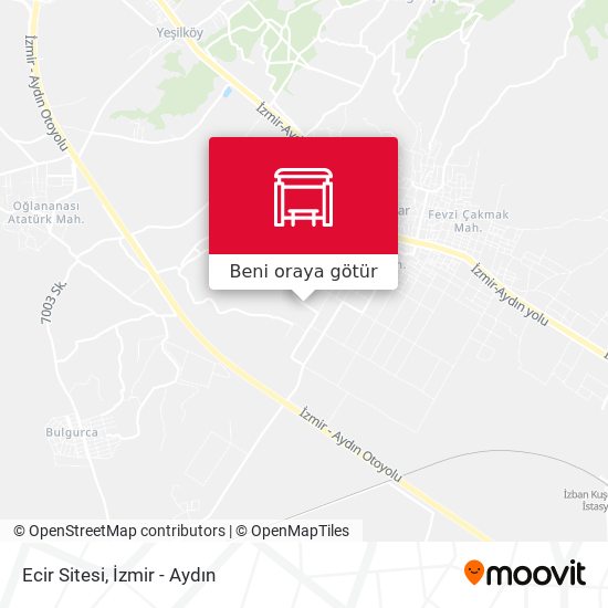 Ecir Sitesi harita