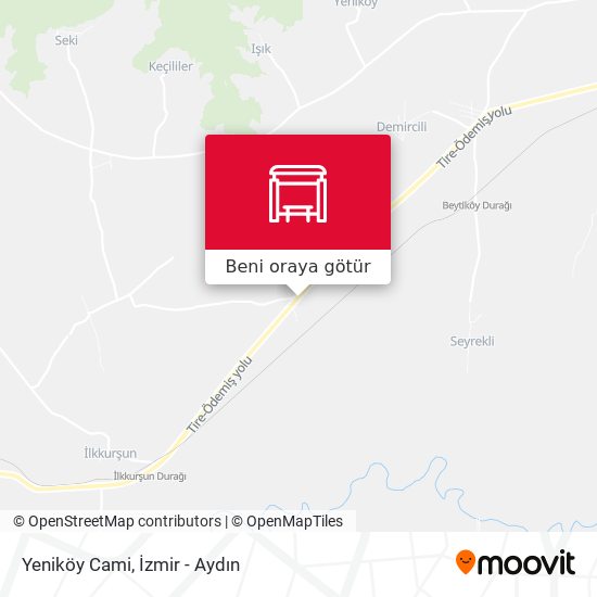 Yeniköy Cami harita