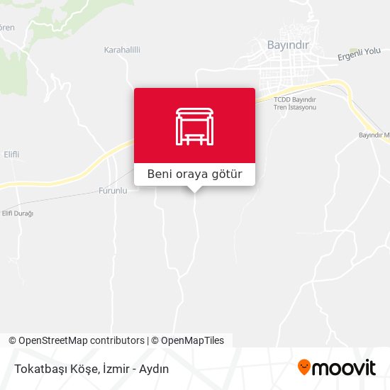 Tokatbaşı Köşe harita