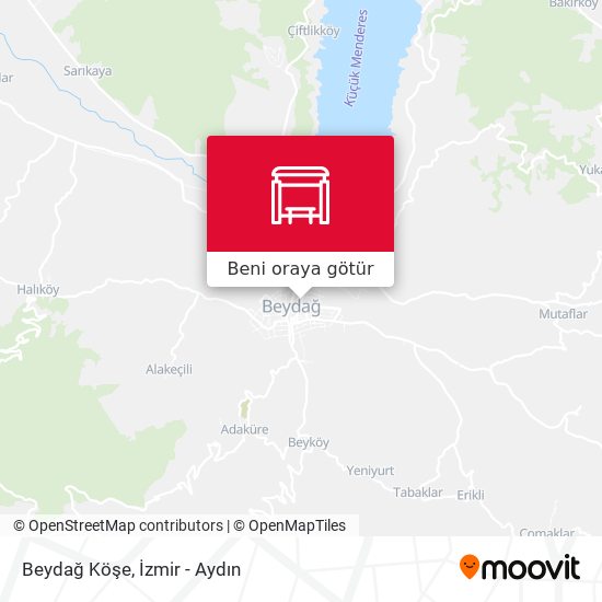 Beydağ Köşe harita