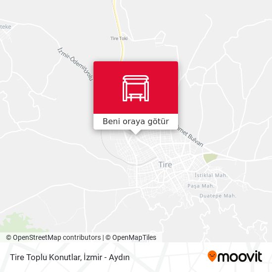 Tire Toplu Konutlar harita