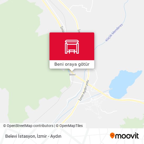 Belevi İstasyon harita