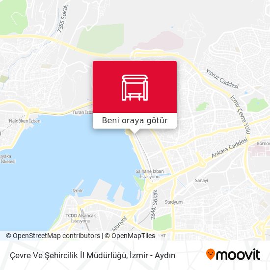 Çevre Ve Şehircilik İl Müdürlüğü harita