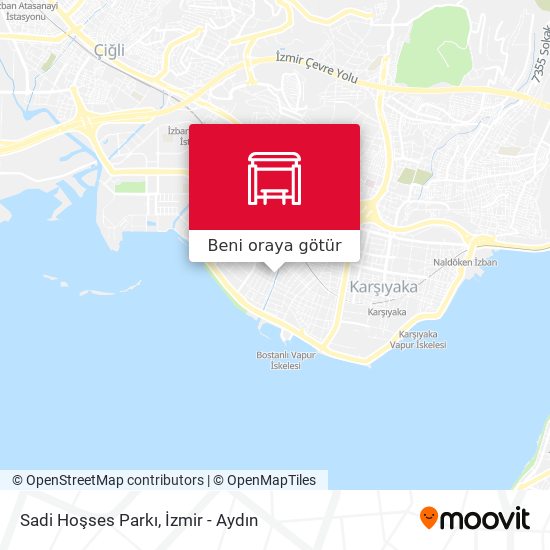 Sadi Hoşses Parkı harita