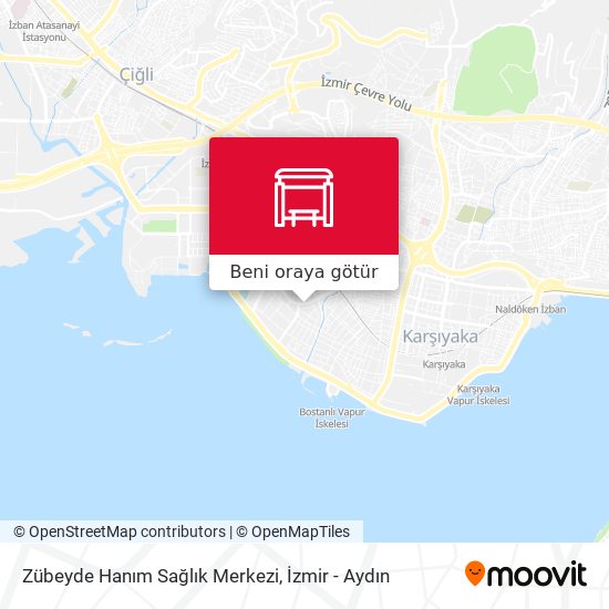 Zübeyde Hanım Sağlık Merkezi harita