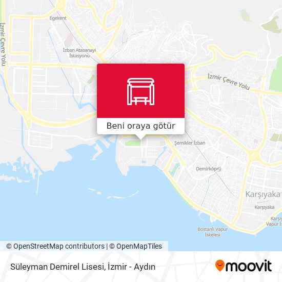 Süleyman Demirel Lisesi harita