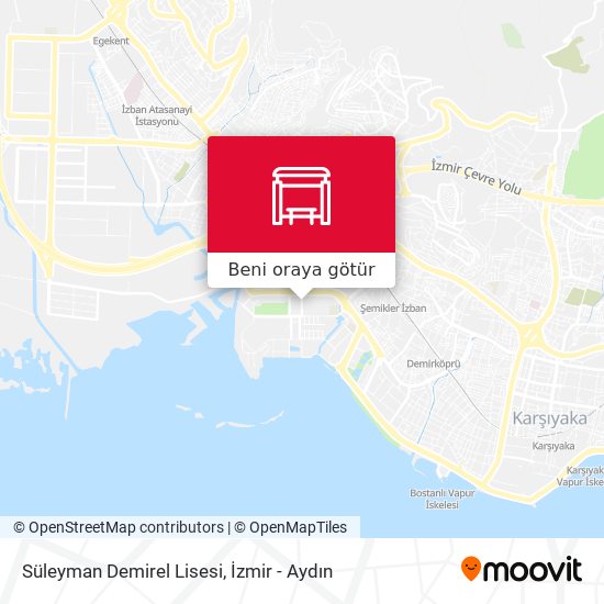 Süleyman Demirel Lisesi harita