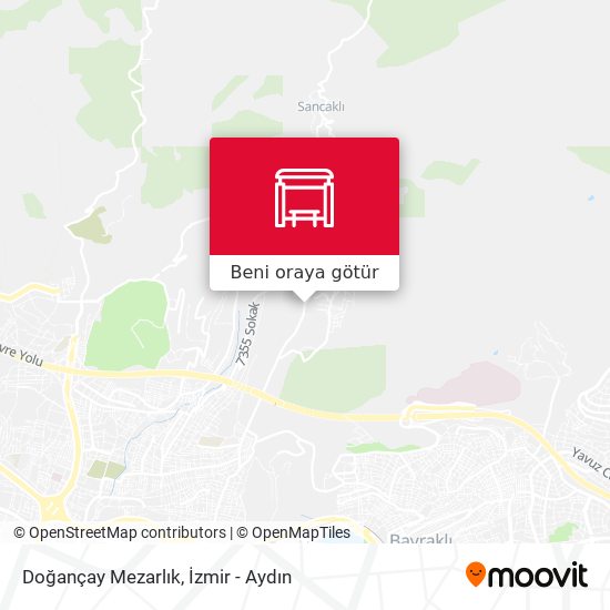 Doğançay Mezarlık harita