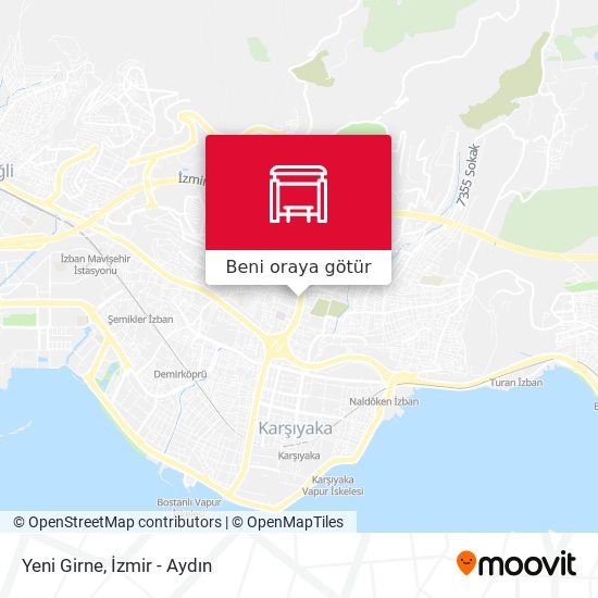 Yeni Girne harita