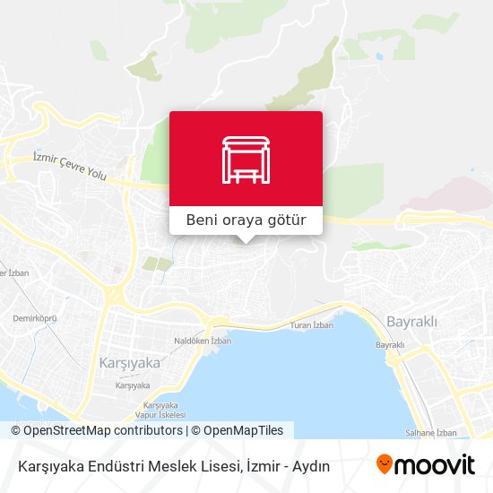 Karşıyaka Endüstri Meslek Lisesi harita