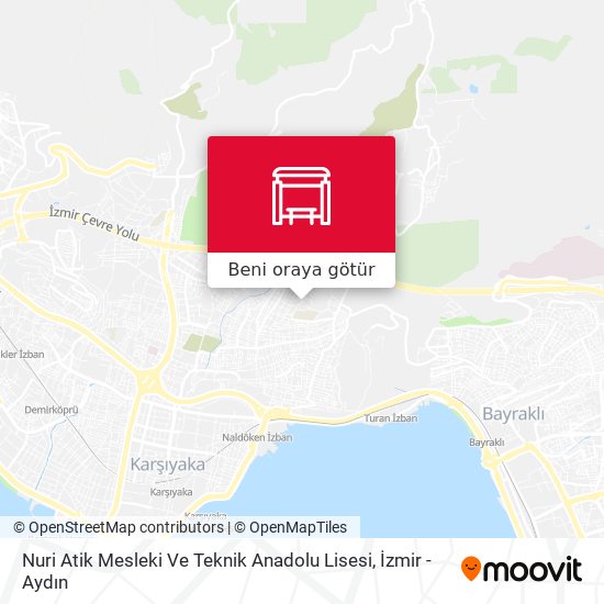 Nuri Atik Mesleki Ve Teknik Anadolu Lisesi harita
