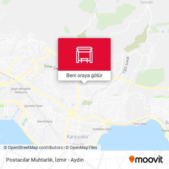 Postacılar Muhtarlık harita