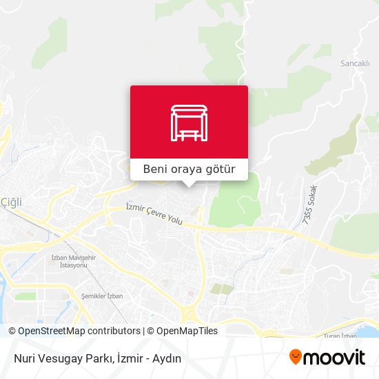 Nuri Vesugay Parkı harita