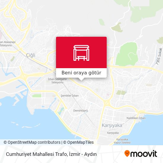 Cumhuriyet Mahallesi Trafo harita