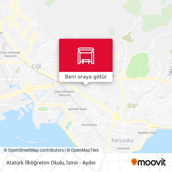Atatürk İlköğretim Okulu harita