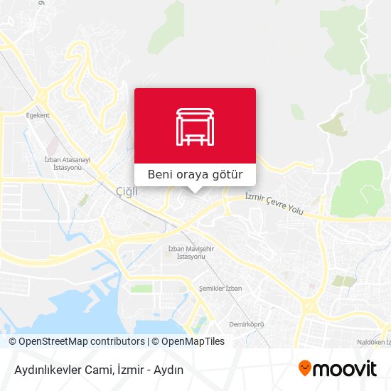 Aydınlıkevler Cami harita