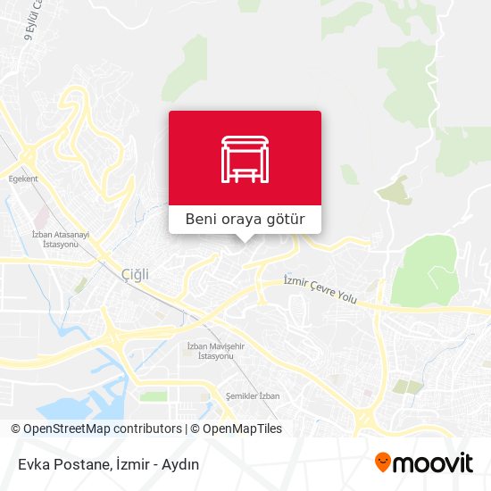 Evka Postane harita