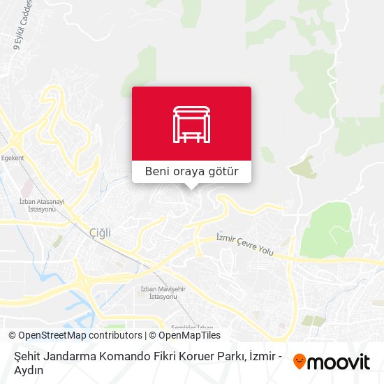 Şehit Jandarma Komando Fikri Koruer Parkı harita