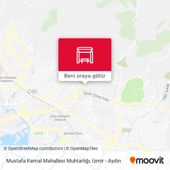 Mustafa Kemal Mahallesi Muhtarlığı harita