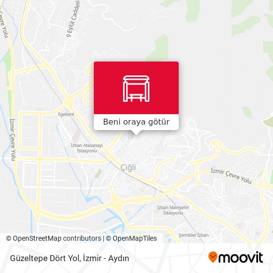 Güzeltepe Dört Yol harita