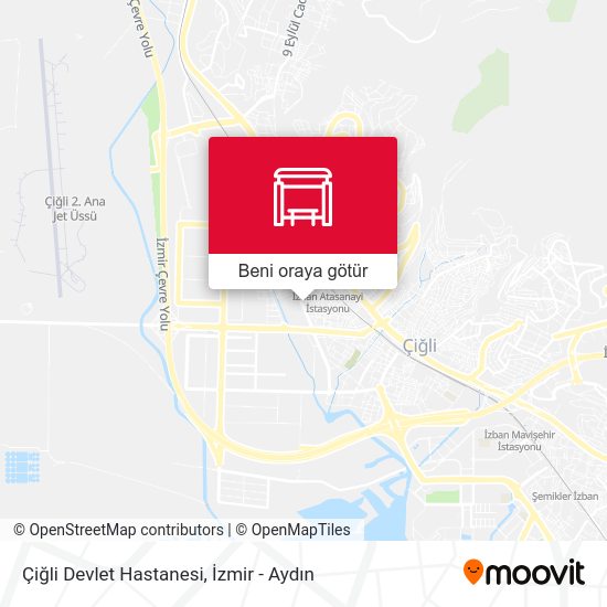 Çiğli Devlet Hastanesi harita
