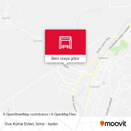 Ova Küme Evleri harita