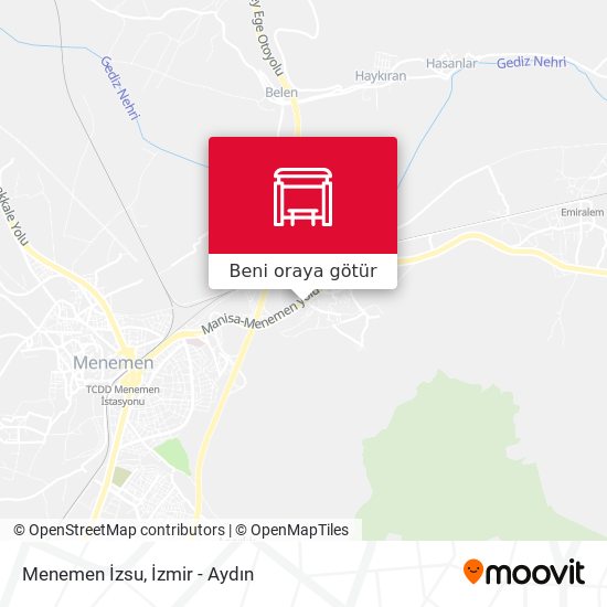 Menemen İzsu harita