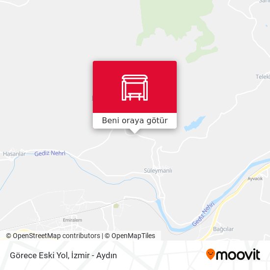 Görece Eski Yol harita