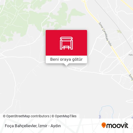 Foça Bahçelievler harita