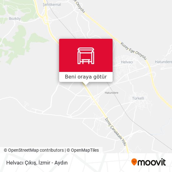 Helvacı Çıkış harita