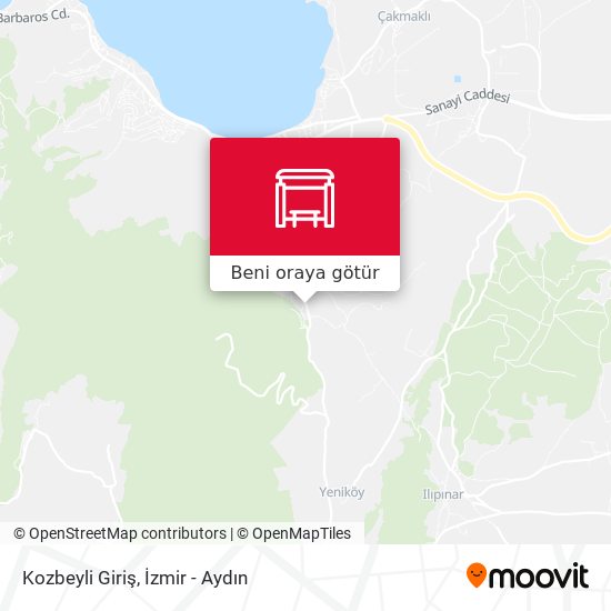 Kozbeyli Giriş harita