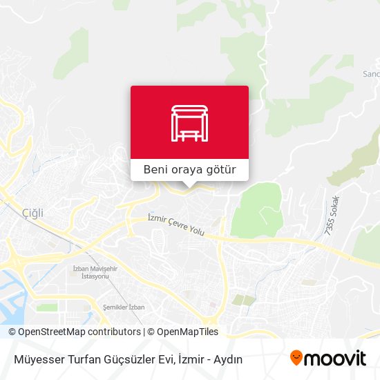 Müyesser Turfan Güçsüzler Evi harita