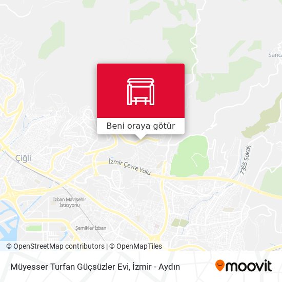 Müyesser Turfan Güçsüzler Evi harita