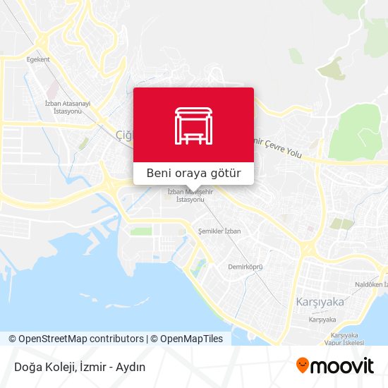 Doğa Koleji harita
