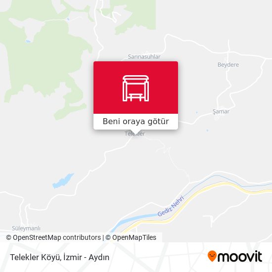 Telekler Köyü harita