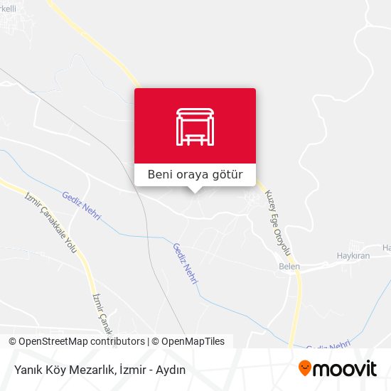 Yanık Köy Mezarlık harita