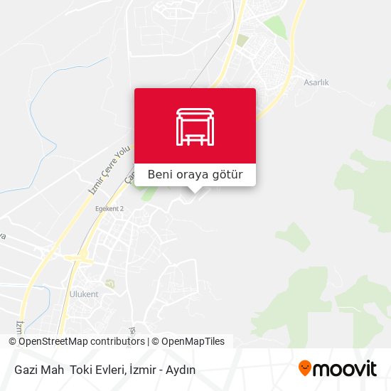 Gazi Mah  Toki Evleri harita