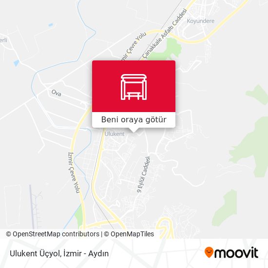 Ulukent Üçyol harita