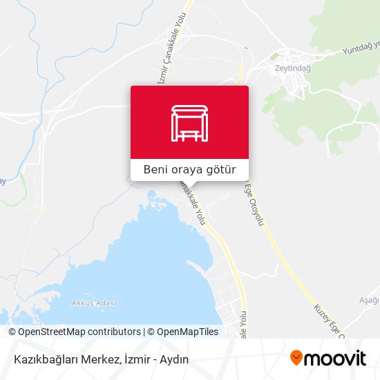 Kazıkbağları Merkez harita