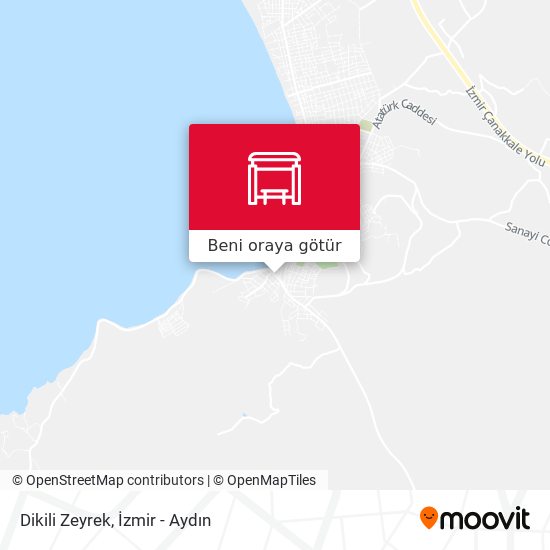 Dikili Zeyrek harita