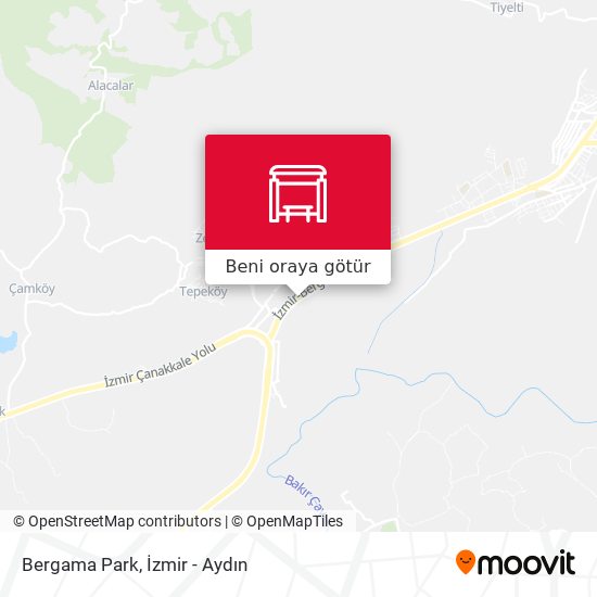 Bergama Park harita
