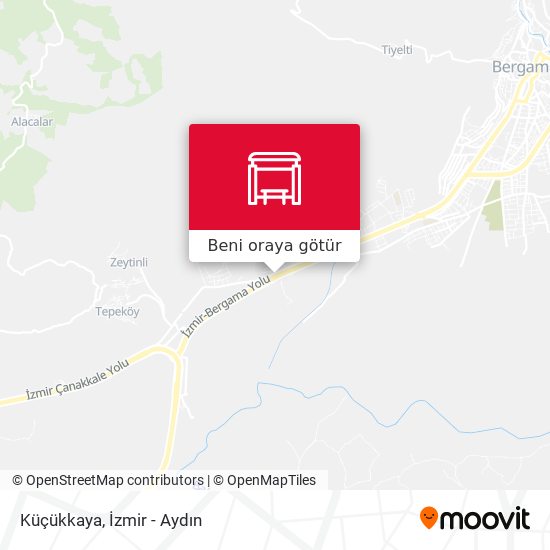 Küçükkaya harita
