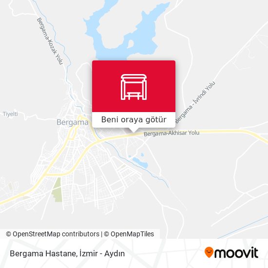 Bergama Hastane harita