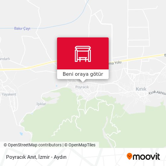 Poyracık Anıt harita