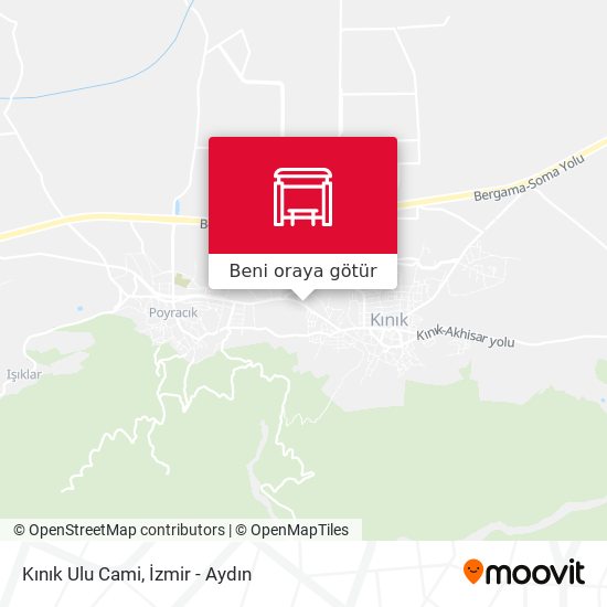 Kınık Ulu Cami harita